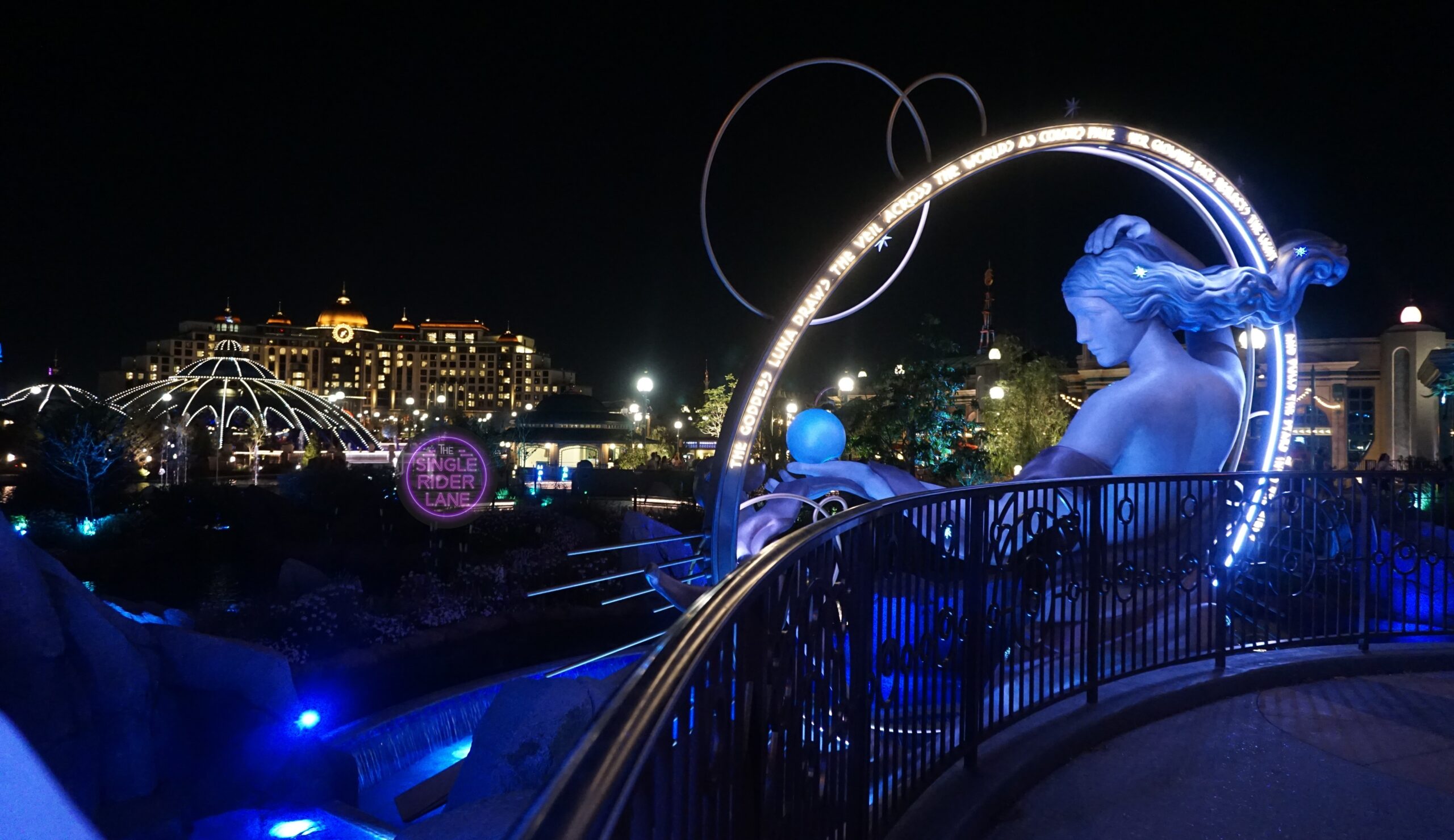 Luna's Overlook at the entrance to Epic Universe